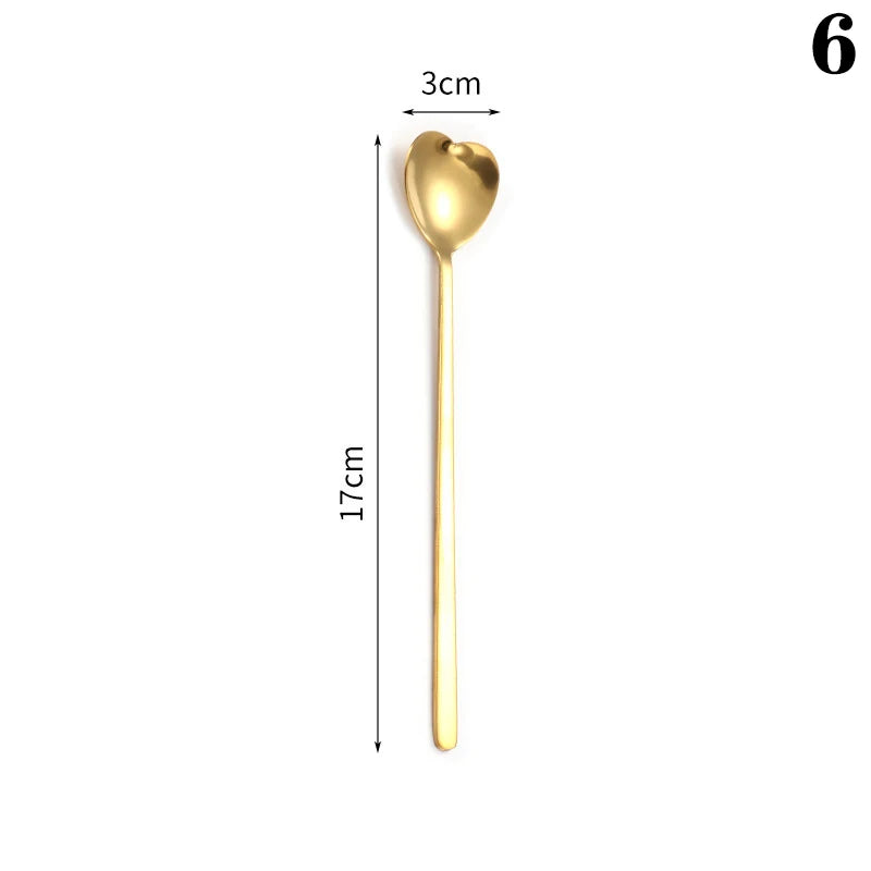 Stainless Steel Long Handled Honey Mixing Spoon