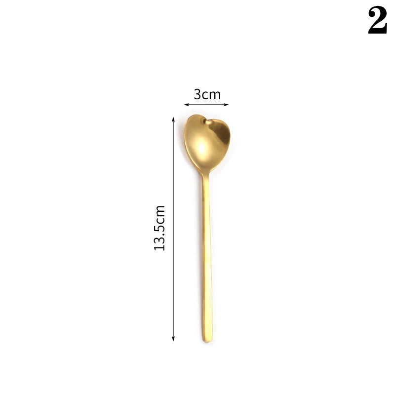 Stainless Steel Long Handled Honey Mixing Spoon