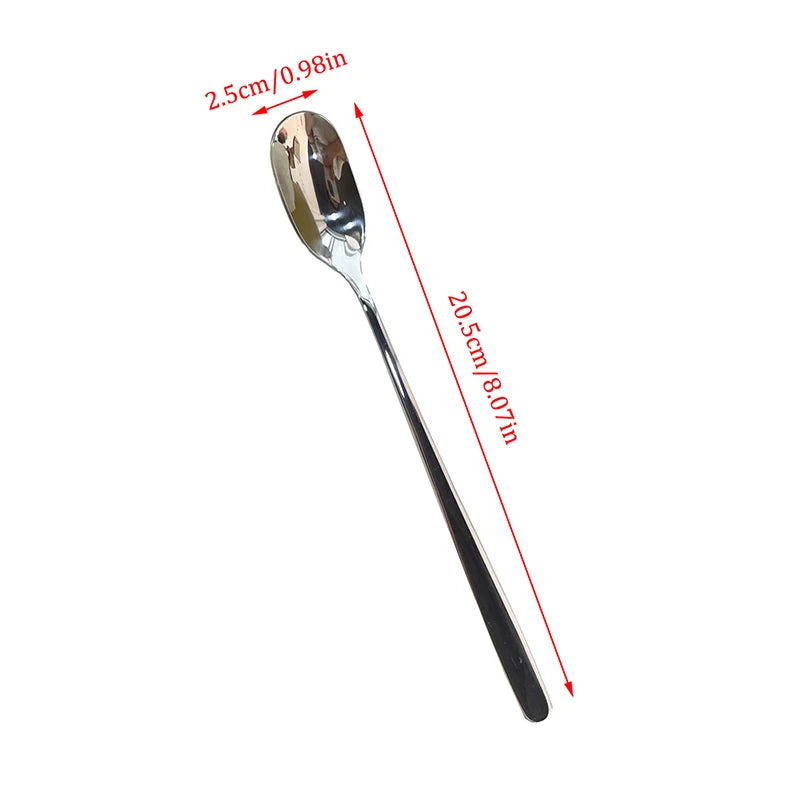 Stainless Steel Long Handled Honey Mixing Spoon