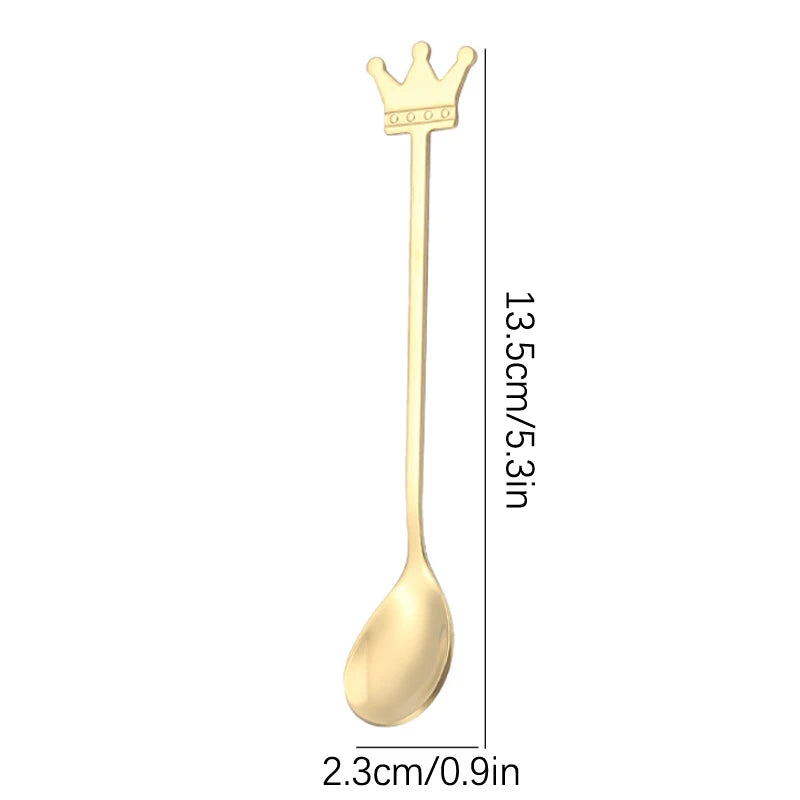 Stainless Steel Long Handled Honey Mixing Spoon