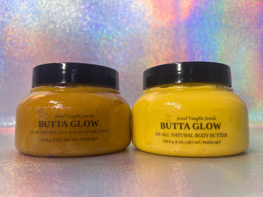 Butta Glow Body Butter & Sugar Scrub Duo Set