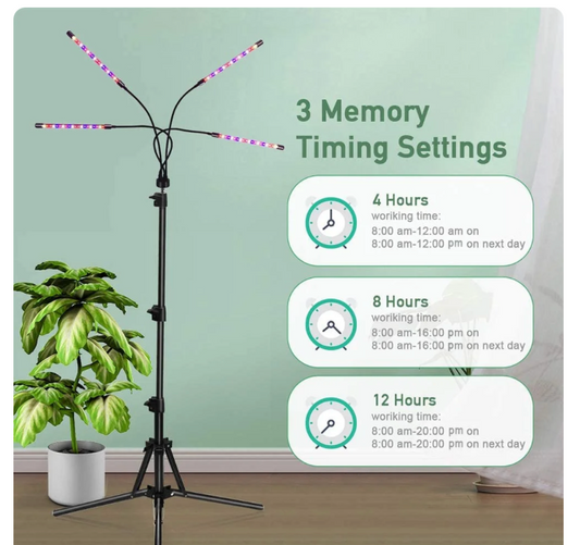 4-Head LED Indoor Grow Light