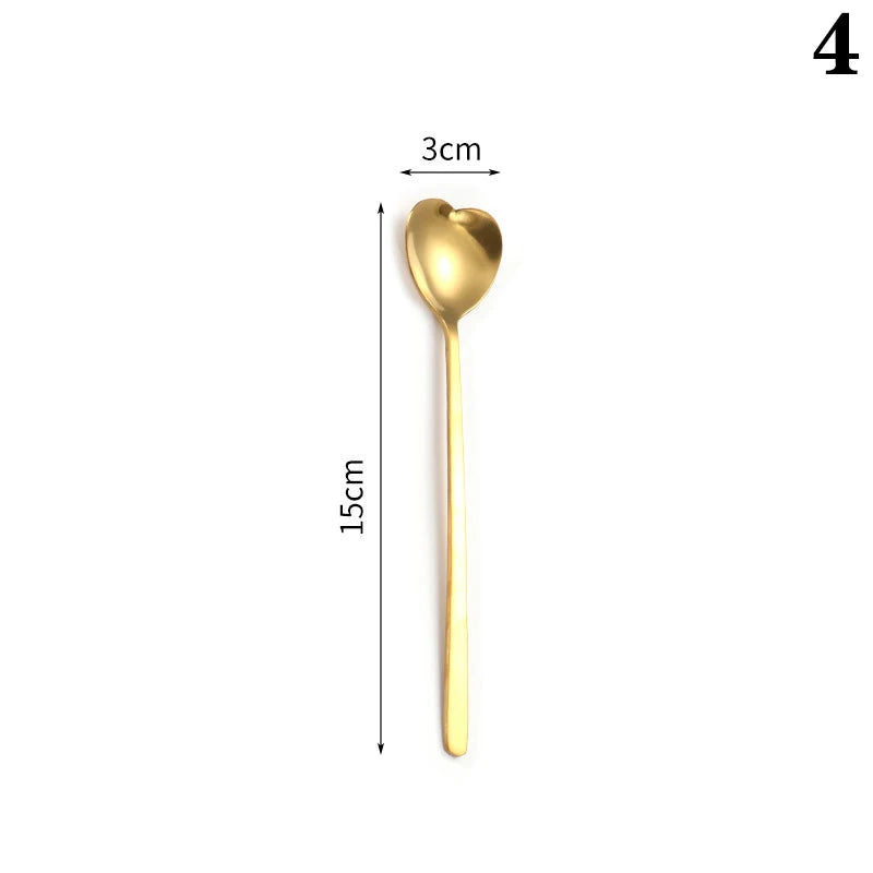 Stainless Steel Long Handled Honey Mixing Spoon